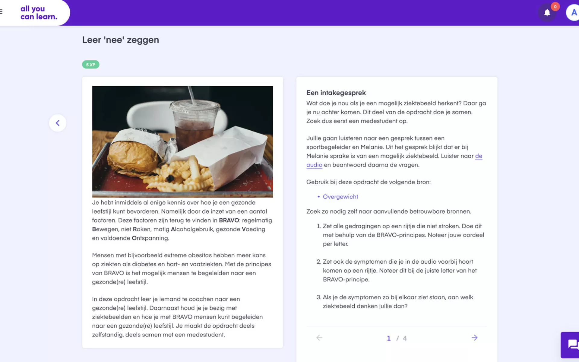 keuzedeel-gezonde-leefstijl-k0219-niveau-3-4-voorbeeldopdracht-2-all-you-can-learn